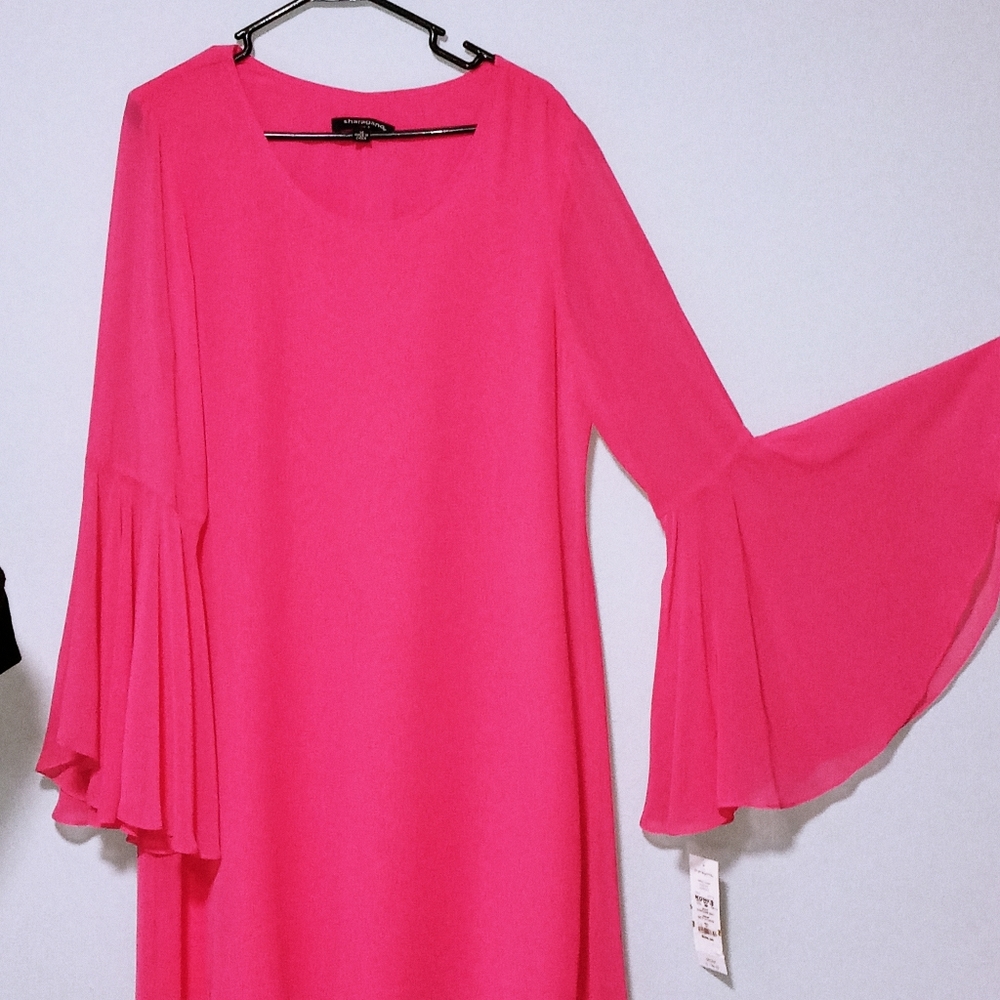 Sharagano fuschia dress